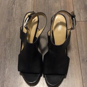 Michael Kors Black Wedges 9.5